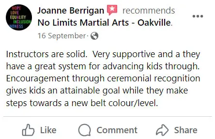 Kids Martial Arts Classes | No Limits Martial Arts Oakville